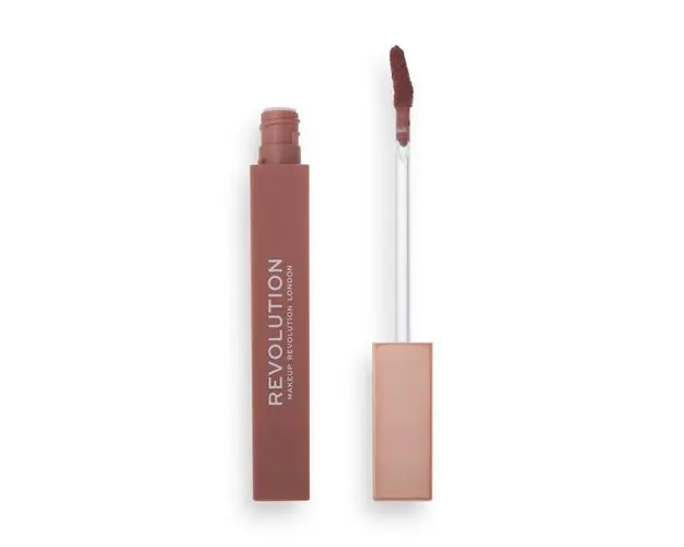 Ruj Lichid Cremos - Makeup Revolution IRL Whipped Lip Cr&egrave;me, nuanta Caramel Syrup, 1.8 ml