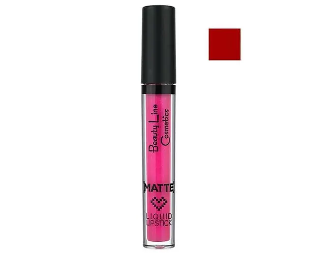 Ruj Lichid Mat - Cream Team Matte Liquid Lipstick Beauty Line Cosmetics, nuanta BL42 503 Sphinx&#039;s Enigma, 4 ml