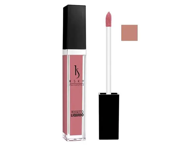 Ruj Lichid Mat Rezistent la Transfer K Sky Mareleva, Nuanta KS2 51 Natural Nude, 4 ml