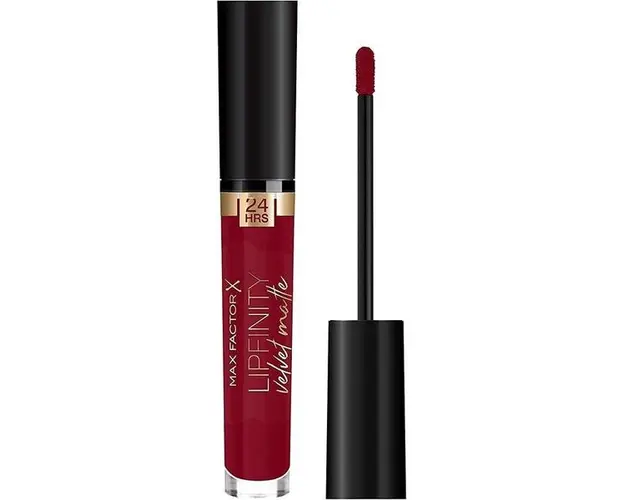 Ruj Lichid - Max Factor Velvet Matte, nuanta 90 Red Allure, 3.5 ml
