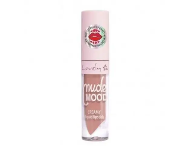 Ruj lichid pentru buze Lovely Nude Mode New Edition, nr.4, 5ml