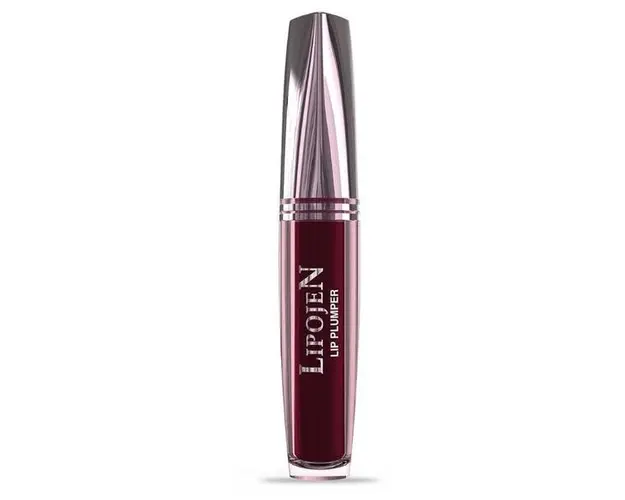 Ruj Lichid Volumizant Semi-Mat cu Colagen - Lipojen Lip Plumper, nuanta Nr.11 Deep Berry, 5 ml