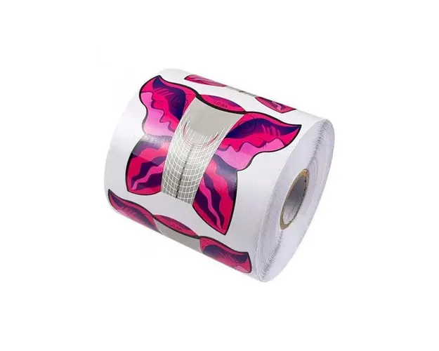 Sabloane unghii Fluture Roz 300 buc