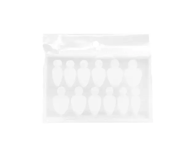 Sablon din silicon pentru tipsuri reutilizabile forma A, 10 buc