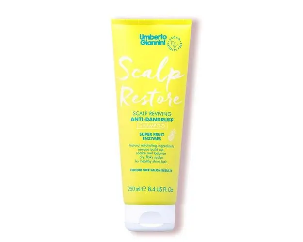 Sampon Anti-Matreata cu Enzime din Fructe - Umberto Giannini Scalp Restore, 250 ml