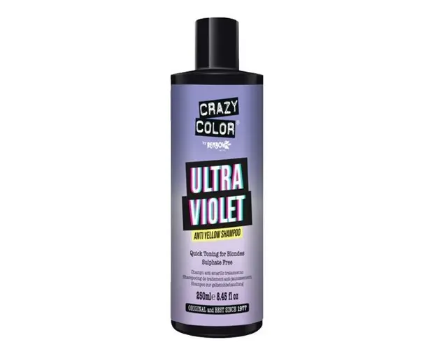 Sampon anti-&icirc;ngalbenire Crazy Color Violet, 250 ml