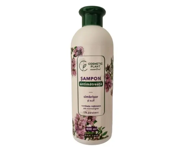 Sampon Antimatreata cu Cimbrisor si Sulf Cosmetic Plant, 400 ml
