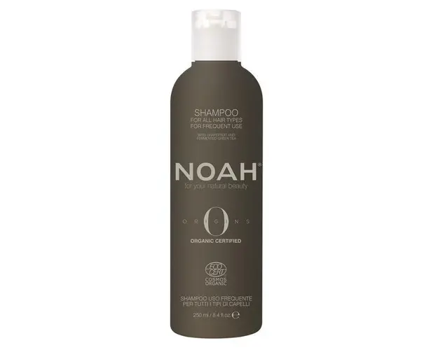 Sampon Bio cu Ulei de Marula pentru Uz Frecvent pentru Toate Tipurile de Par - Noah, 250 ml
