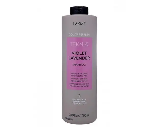 Sampon colorant cu pigment violet, Lakme Teknia, Refresh Violet Lavender Shampoo, 1000ml