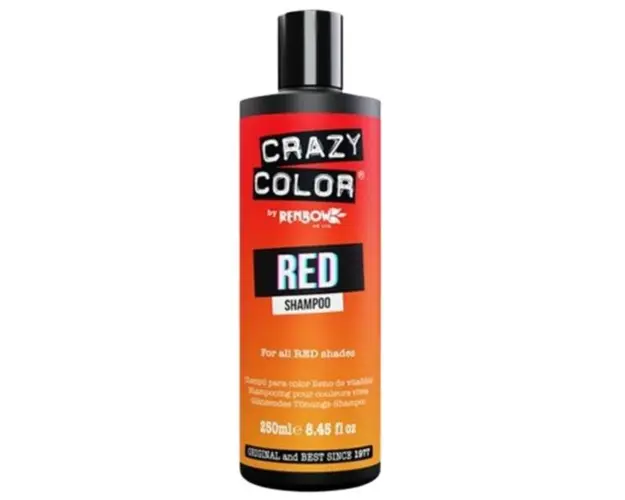 Sampon colorant cu pigmenti rosii Crazy Color 250 ml