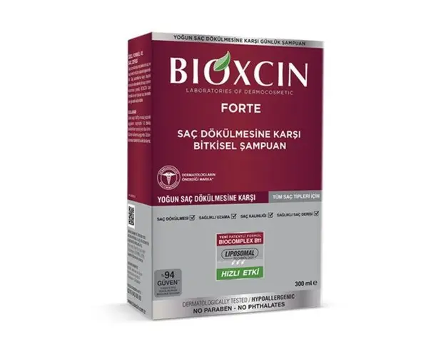 Sampon concentrat impotriva caderii parului Bioxcin Forte 300 ml 