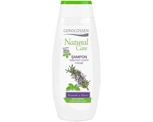 Sampon Contra Matretii Natural Care cu Rozmarin si Menta, Gerocossen, 400 ml