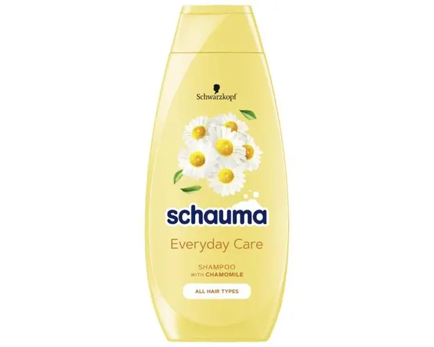Sampon cu Extract de Musetel pentru Toate Tipurile de Par - Schwarzkopf Schauma Everyday Care Shampoo with Chamomile for All Hair Types, 400 ml