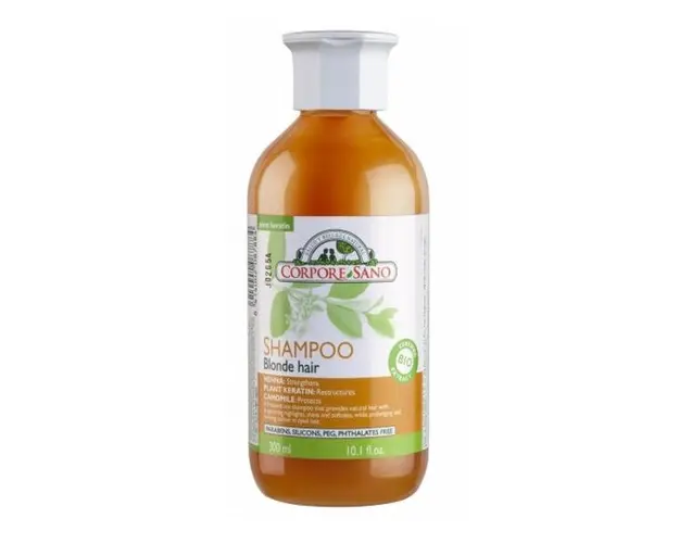 Sampon cu Henna pentru Par Blond Corpore Sano, 300ml
