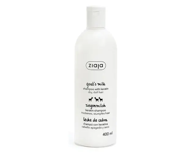 Sampon cu Proteine din Lapte de Capra si Keratina - Ziaja Goat`s Milk Shampoo with Keratin, 400 ml