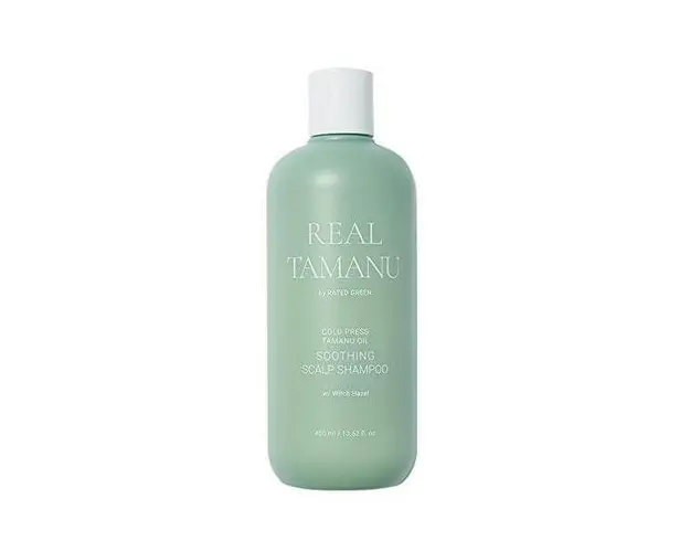 Sampon de par cu Ulei de Tamanu, Rated Green Real Tamanu Cold Press Tamanu Oil Soothing Scalp Shampoo, 400 ml