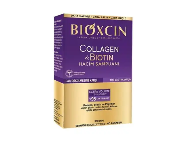 Sampon cu Colagen si Biotina Bioxcin, 300 ml