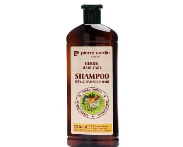 Sampon Herbal pentru par uscat si deteriorat Pierre Cardin, 750 ml