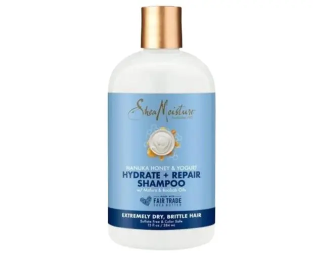 Sampon hidratant reparator cu miere de Manuka si iaurt, Shea Moisture, 384 ml