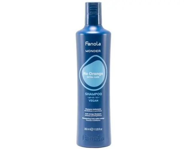 Sampon Impotriva Tonurilor de Portocaliu - Fanola Wonder No Orange Shampoo, 350 ml