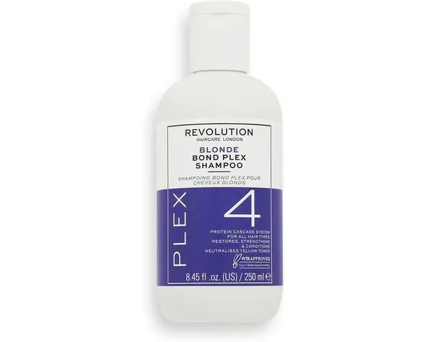 Sampon Intens Hranitor pentru Par Uscat si Deteriorat - Revolution Haircare Blonde Plex 4 Bond Plex Shampoo, 250 ml