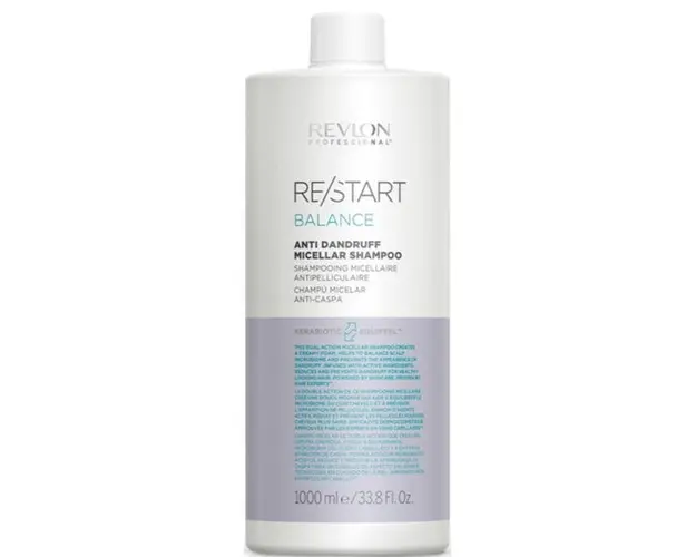 Sampon Micelar Impotriva Matretii - Revlon Professional Re/Start Balance Anti Dandruff Micellar Shampoo, 1000 ml