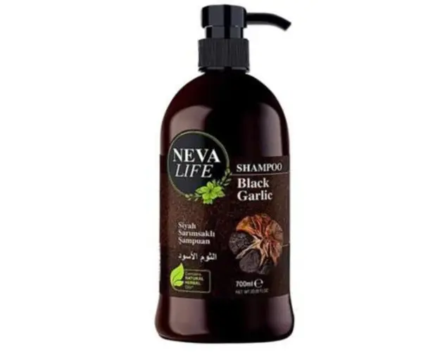 Sampon Neva Life, cu usturoi negru, 700 ml