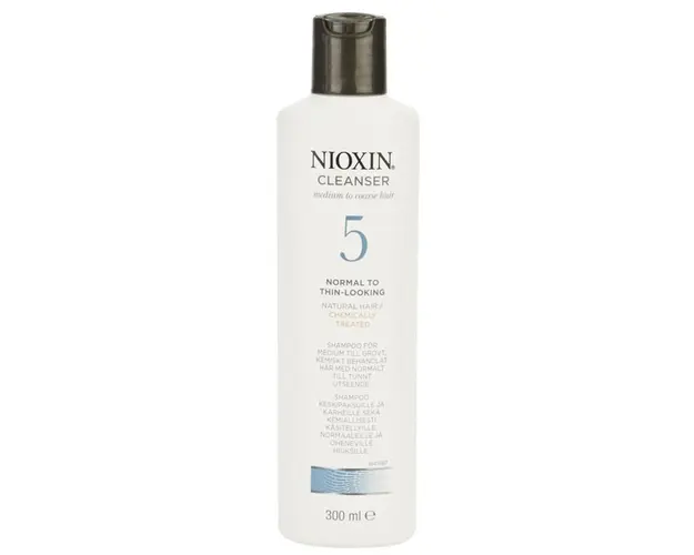 Sampon Par Normal spre Aspru cu Aspect Subtiat - Nioxin System 5 Cleanser Shampoo 300 ml