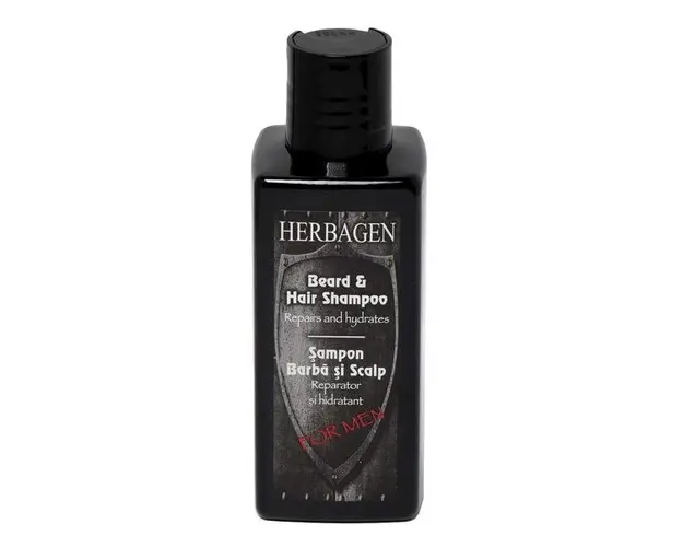 Sampon pentru Barba si Scalp cu Efect Hidratant si Reparator Herbagen, 200 ml