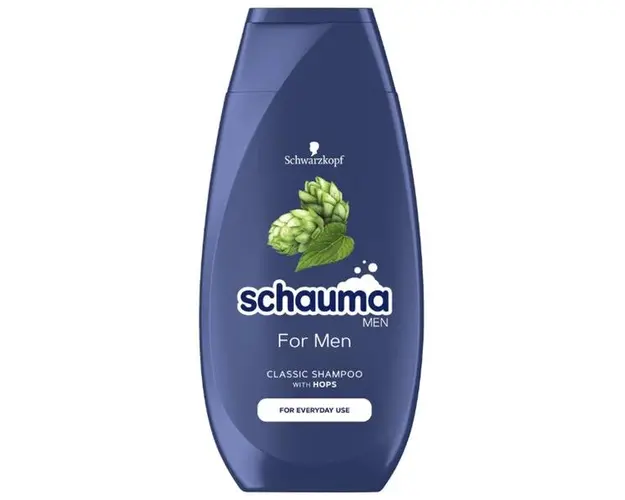 Sampon cu Extract de Hamei, pentru Barbati - Schwarzkopf Schauma For Men Classic Shampoo for Everyday Use, 250 ml