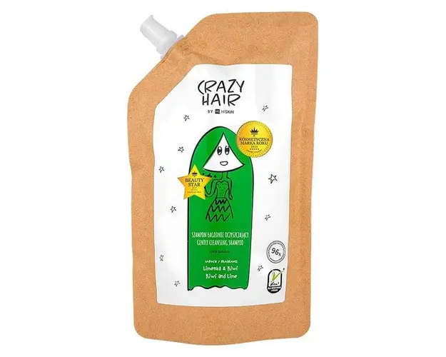 Sampon pentru Curatare Blanda cu Kiwi si Lamaie Verde CH7 - Gently Cleansing Shampoo with Kiwi and Lime, HiSkin, 300 ml