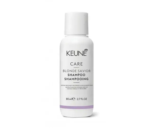 Sampon pentru Par Blond - Keune Care Blonde Savior Shampoo, 80 ml