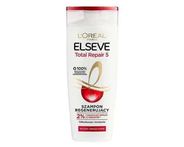Sampon pentru Par Deteriorat L&#039;Oreal Paris - Elseve Total Repair 5 Shampoo, 400 ml
