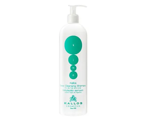 Sampon pentru Par Gras - Kallos KJMN Deep Cleansing Shampoo for Oily Hair and Scalp 500ml