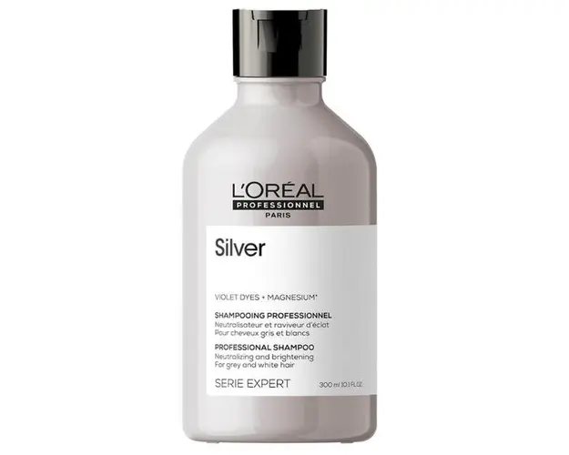 Sampon pentru Par Gri, Alb, Grizonat - L'Oreal Professionnel Serie Expert Silver Shampoo 300 ml