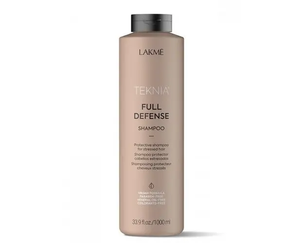 Sampon pentru par sensibilizat, Lakme Teknia, Full Defense Shampoo, 1000ml