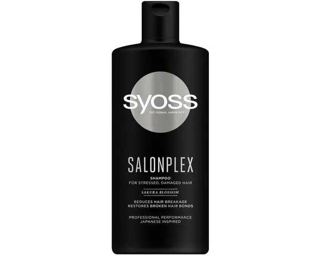 Sampon pentru Par Stresat si Deteriorat - Syoss Salonplex Shampoo for Stressed, Damaged Hair, 440 ml