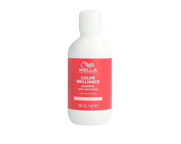 Sampon pentru Par Vopsit Fir Subtire/Normal - Wella Professionals Invigo Color Brilliance Fine/Normal Shampoo Travel Size, varianta 2023, 100 ml