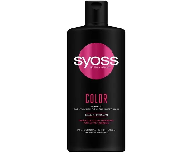 Sampon pentru Par Vopsit - Syoss Color Shampoo for Colored of Highlighted Hair, 440 ml