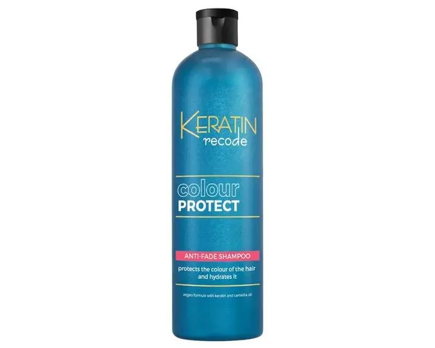 Sampon pentru Protectia Culorii Parului - Keratin Recode Colour Protect Anti-Fade Shampoo, 400 ml