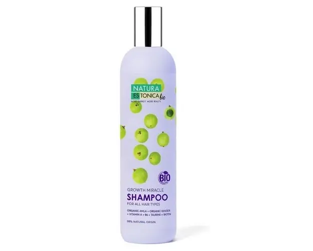 Sampon pentru Stimularea Cresterii Parului - Natura Estonica Hair Growth Miracle Shampoo, 400 ml