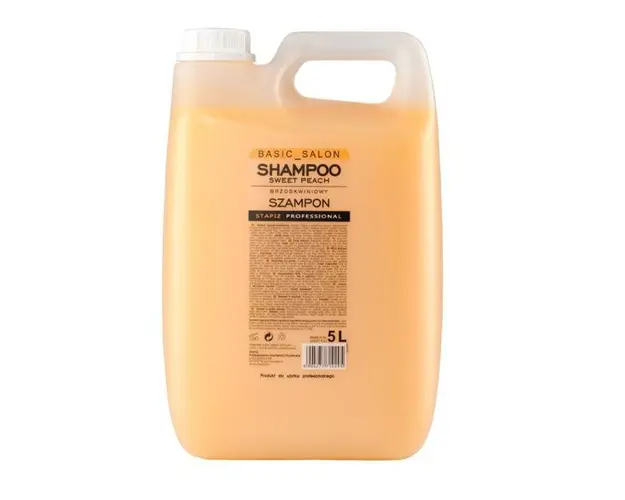 Sampon Basic Salon cu extract de Piersica pentru reglarea secretiei de sebum , 5000ml