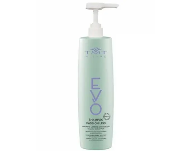 Sampon Profesional Anti-Frizz cu Efect de Netezire Tmt Milano Evo Passion Liss Shampoo, 1000 ml