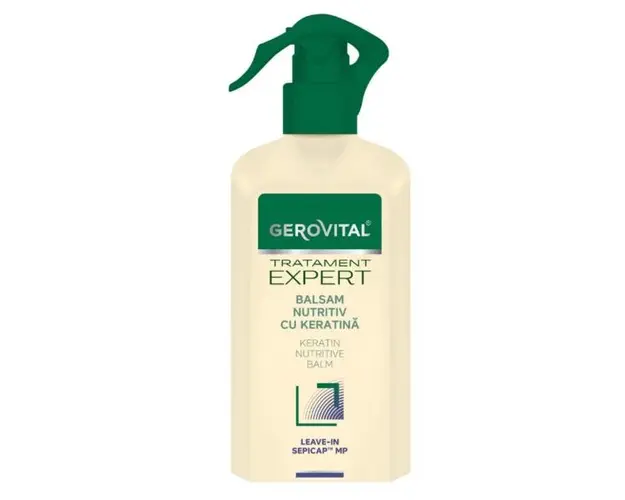 Sampon Regenerant cu Keratina Gerovital Tratament Expert, 400ml