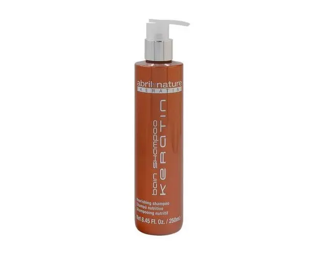 Sampon regenerator cu cheratina pentru par degradat Keratin Abril et Nature, 250 ml