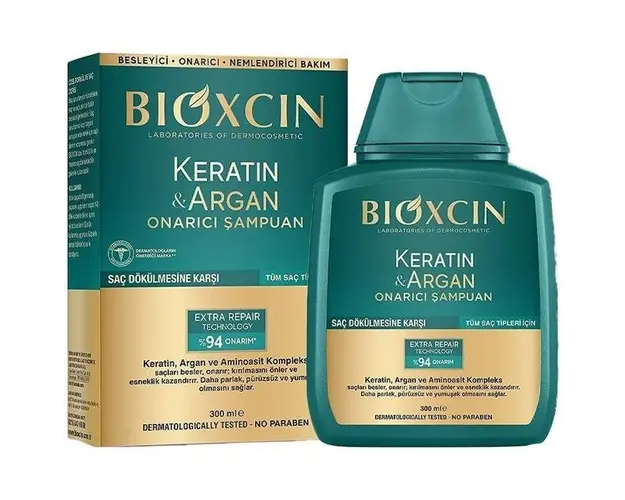 Sampon reparator cu Keratina si Argan 300 ml