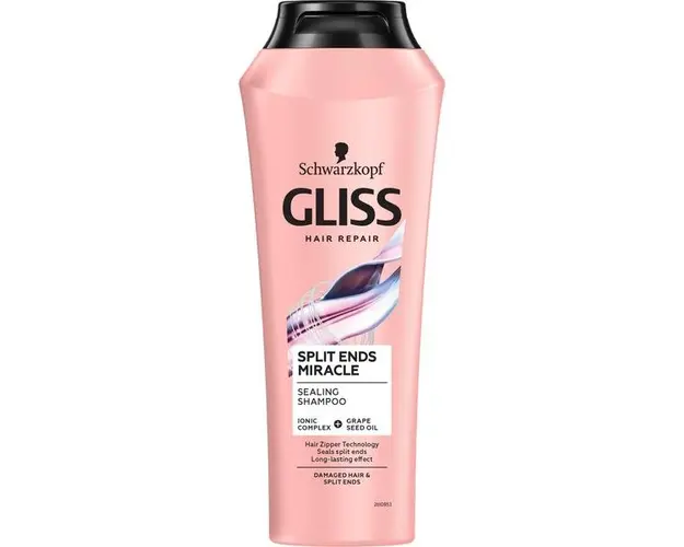 Sampon Reparator pentru Par Deteriorat si Varfuri Despicate - Schwarzkopf Gliss Hair Repair Split End Miracle Sealing Shampoo for Damaged Hair &amp; Split Ends, 250 ml
