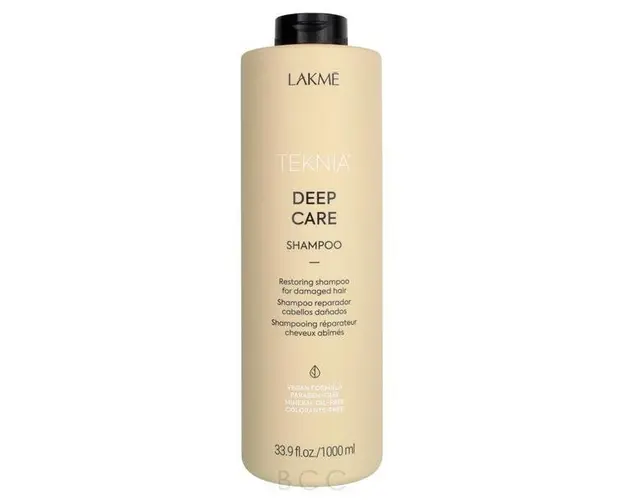 Sampon reparator pentru par uscat degradat Lakme Teknia Deep Care Shampoo, 1000 ml