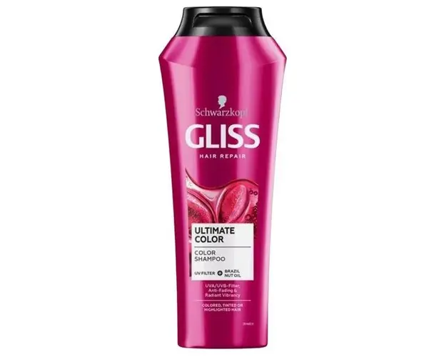 Sampon Reparator pentru Par Vopsit, Nuantat sau cu Suvite - Schwarzkopf Gliss Hair Repair Ultimate Color Shampoo for Coloured, Highlighted Hair, 250 ml