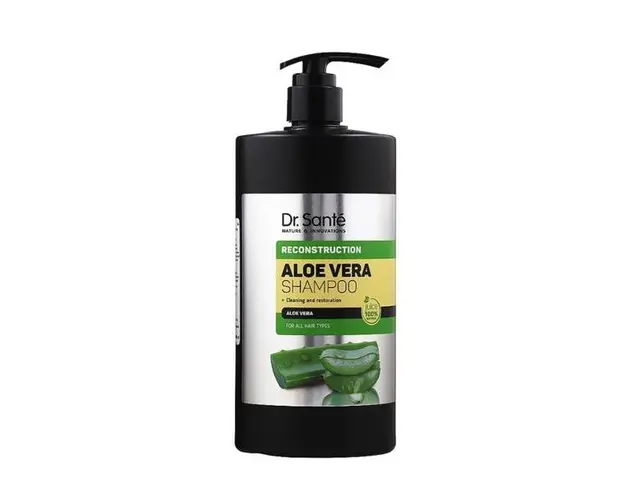Sampon Restructurant cu Suc de Aloe Vera Dr. Sante, 1000ml